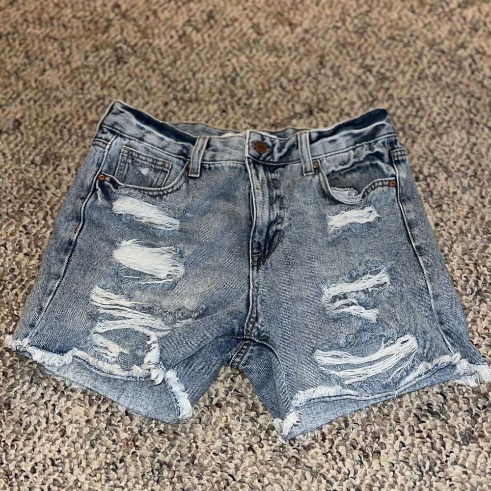 Distressed Denim Women's Shorts